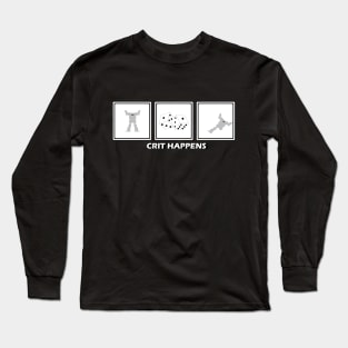 Crit Happens - Firemoth Eddition Long Sleeve T-Shirt